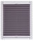 Sunlines Plissee Made in Germany, Tageslicht, Crepes Uni Klemmfix, Weisse Schiene, 95 x 150 Plissee, Stoff, Anthrazit, 95 x 2.3 x 150 cm, 1 Einheiten