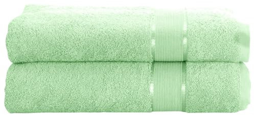 Mixibaby 2er Set Gästetuch Handtuch Duschtuch Badetuch Saunatuch Frottee Baumwolle 500gsm, Größe:Waschhandschuh 15x21cm, Farbe:Natur