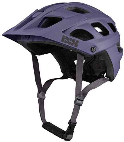 IXS Trigger Am - Casco para Bicicleta de montaña, e-Bike/Ciclo Adulto, Unisex, Color púrpura, SM (54-58cm)