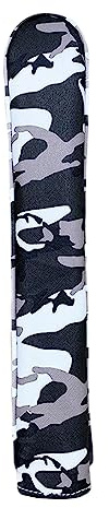 Qianly Golf Alignment Sticks Cover, Alignment Sticks Case Holder PU Leather Golf Headcover for Training Aid Swing Golf Club Protectors, Grey