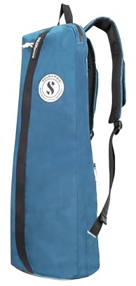SCUBAPRO Sport 10 Dive Bag with Backpack Straps and Top Handle for Scuba Diving Gear, Denim Blue Color Fabric