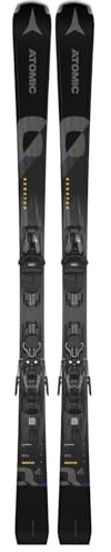 ATOMIC PM REDSTER Q4 177 Ski - Graue Skier 177cm - Leichter Herren & Damen Ski - Alpinski & Carvingski - Damen & Herren Skier mit Bindung (voreingestellte M 10 GW Bindung)