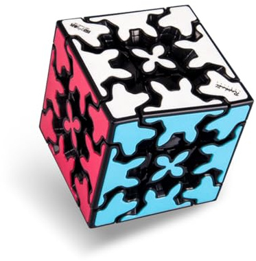 Gear 3x3x3 Speed Cube with Three-Dimensional Gear Structure