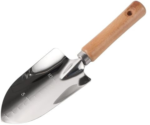 pala de plantas de jardín, herramientas de jardine Pala ancha de acero inoxidable, herramienta de jardinería, excavación de suelo suelto, pala for jardín, balcón, cultivo en maceta, herramienta de man