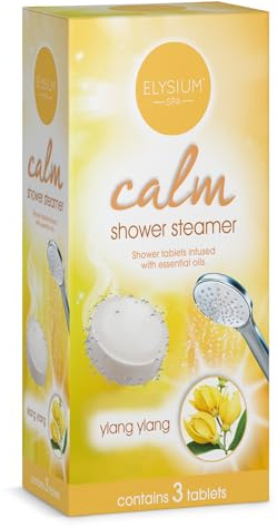 Elysium Spa Shower Steamers Infused with Essential Oils – Ylang Ylang (3 Pack)