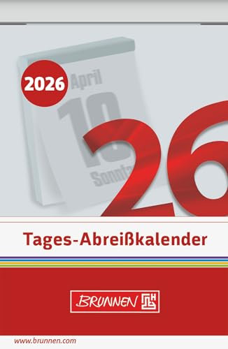 BRUNNEN Abreißkalender 2026 Nr. 3 | 54×80 mm