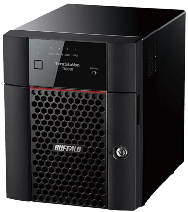 BUFFALO TeraStation Essentials 2025 4-Bay Value Desktop NAS 32TB (4x8TB) with Hard Drives Included