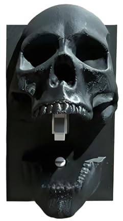 Placa De Luz Interruptor | Cubierta Panel Esqueleto Interruptor | Placa Protectora para Enchufe de Pared Hogar Protección Infantil Seguridad