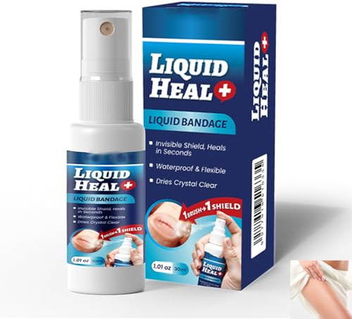 Liquid Bandage Spray,Spray de bandage liquide,Bandage liquide imperméable,Bandage liquide imperméable Bandage liquide pour plaies à sec rapide d'aide fissurée