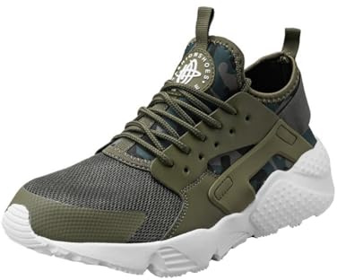 Zapatos Deportivos de Malla Respirables Zapatos de Carrera Ligeros y Suaves Resistentes al Desgaste EU 36-47 (Verde,47)