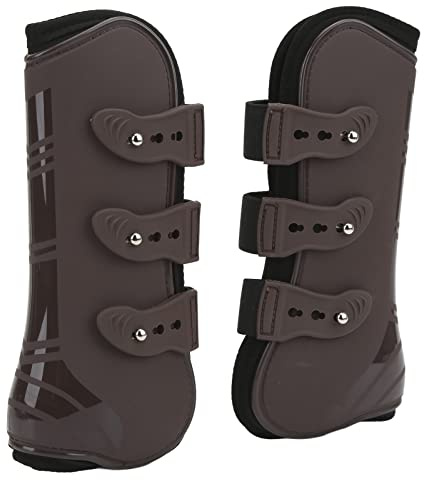 KUIDAMOS Botas Protectoras para Patas de Caballo, Cómodas Botas para Saltar a Caballo, Reducen Las Lesiones para Actividades de Equitación, Protector para Patas de para Saltar y Correr, 2 Piezas (Un
