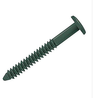 Window Shutters Panel Peg Lok Pin Pegs Screws Spikes 3 inch 16 Pack Fasteners (Forest Green) Exterior Vinyl Shutter Hardware Strongest Made in USA