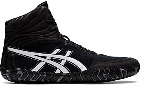 ASICS AGGRESSOR 5 brottningsskor för män, svart/vit, 40.5 EU