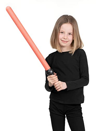 Maskworld Schaumstoff Lichtschwert rot - Spielzeug-Waffe - Kostüm-Zubehör für Karneval, Halloween & Motto-Party
