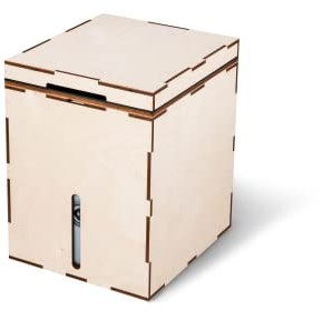 Kildwick MiniLoo Trenntoilette/Trockentoilette schwarz - montiert