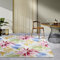 Villeroy & Boch Victor In- & Outdoor Teppich Modern - Flachgewebe Aussenteppich, Tropical Blätter Design,ÖKO-TEX Wetterfest & UV-beständig für Balkon, Terrasse, Garten – Creme Bunt, 160x235cm