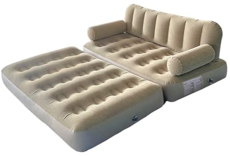 Zohuwerui Canapé Gonflable - avec Fauteuil De Repos Pliant avec Appui-Tête,Canapé Gonflable pour Le Camping - pour Adultes Intérieur Extérieur Plage Voyage Randonnée Vacances Festival Jardin