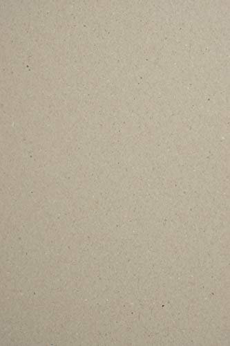 Netuno 20 Blatt Graupappe DIN A4 21 x 29,7 cm 615g 1 mm Buchbinderpappe A4 Graukarton für Buchbinden Bastelarbeiten Modellbau Adventskalender Verpackungen Karten Bastelkarton Recycelte Pappe