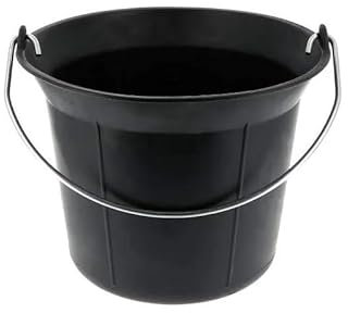 WILMART - Seau de maçon en caoutchouc et PET, diamètre 300 mm, 11l - WILSC599010