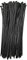 Kabelbinder, extra lang, 400 mm x 7,6 mm, selbstsichernde Nylon-Kabelbinder, Schwarz, 100 Stück