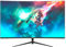 Nilox NXM24CRV01 Monitor 24 Pollici, Monitor 144Hz e 165Hz, Schermo PC con Luminosità di 250 cd/m2, Connessione HDMI, Angolo di Visione 178°