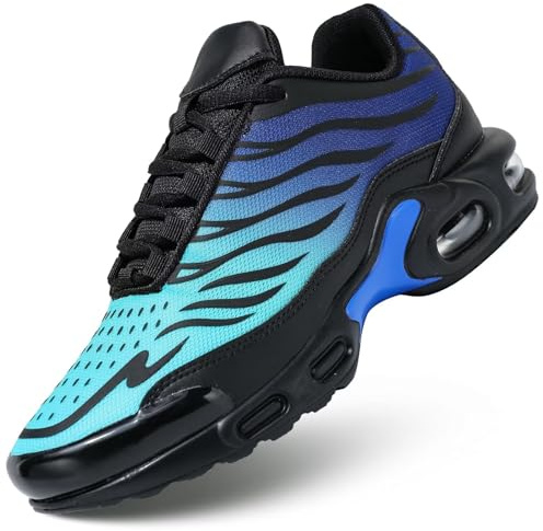 KEEZMZ Herren-Laufschuhe Air Low Top Sneaker für Mode Tennis Sport Fitness Cross Trainer, Belüftungs-Innensohlen, dämpfende Sohle, bequeme Innenausstattung, 40 EU