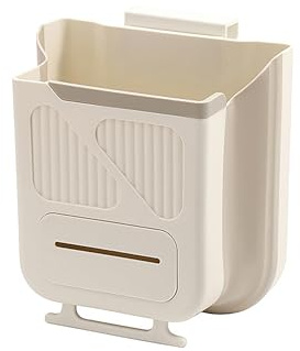 wuyukeji Pattumiera sospesa da 10 litri, pieghevole, per auto, porta, armadio, campeggio, ufficio e camera da letto (NBS)