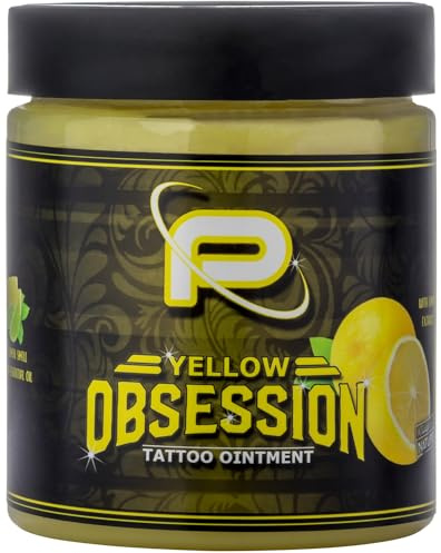 Proton - Colours Obsession - Tattoo Butter - Made by Nature - Yellow - 250ml / 8.5 Oz. Crema para proceso tatuaje y curar. Amarillo