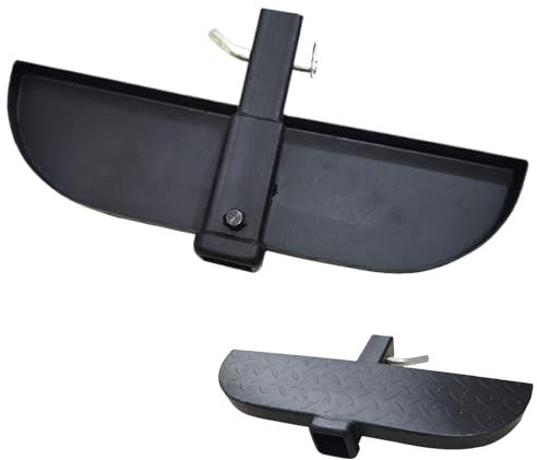 Fase di attacco del camion | Hitch Bumper Guard Step Hitch - rimorchio di aggancio senza slittamento, passo del ricevitore di traino, paraurti posteriore in acciaio al carbonio per il furgone del
