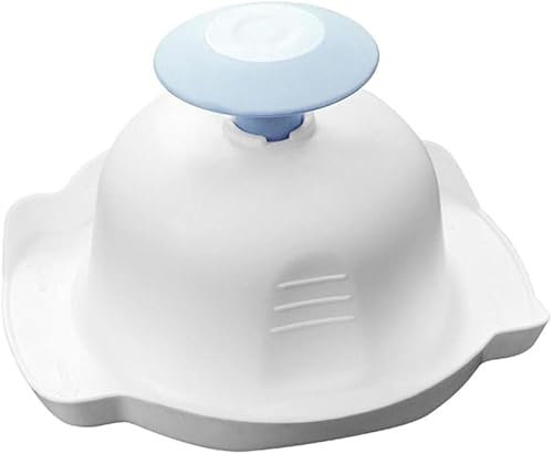 1Pc Blue Food Safety Holder for Mandolin Slicer, Finger Anti-Cut Protectors for Vegetable Grater, Food Cutter Finger Guard for Mandoline Grater, Kitchen Utensils