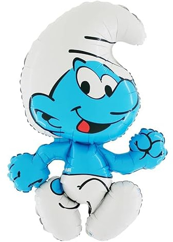 Toyland® 80 cm (32 Zoll) Folienballon in Schlumpfform – Partyballons für Kinder