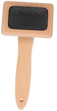 Operitacx Cepillo Para Cardar Lana Manual De Madera y Alambre De Hierro Herramientas Para Fieltro Aguja Uso Artesanal Para Proyectos Diy Cardador Rápido y Resistente