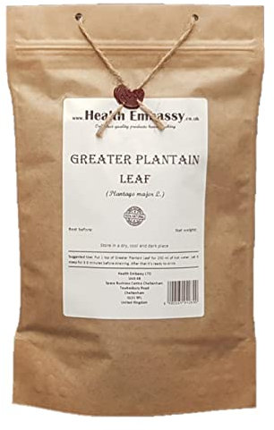 Health Embassy Greater Plantain Leaf (Plantago Major L) (50g)