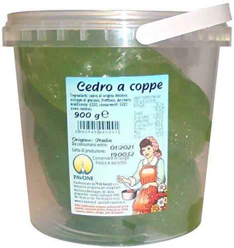 GR 900 Cedro A Coppe CANDITO di Origine Italiana per Dolci Cannoli E CASSATE