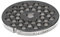 vhbw Lochscheibe Gr. 32 für Fleischwolf - Lochdurchmesser 10mm, 13,4mm Bohrung, Edelstahl