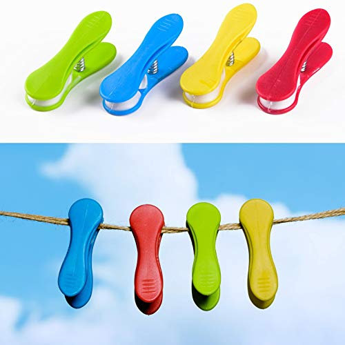 60 Pieces Clothes Pegs for Washing Line Washing Line Pegs Spring for Strong Grip,Soft Clip Non Slip Laundry Clothes Pegs, Washing Pegs Designed to Avoid Marks,UV Resistant for Indoor Outdoor (60 Pack)