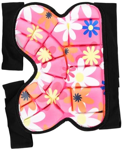 Happyyami Protector de cadera y glúteos para niños de tela de esponja, resistente a los golpes, transpirable, ligero para patinaje y esquí, ropa de protección para niñas y niños al patinar sobre