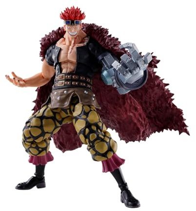 TAMASHII NATIONS One Piece figurine S.H. Figuarts Eustass Kid -The Raid on Onigashima- 15 cm, Red