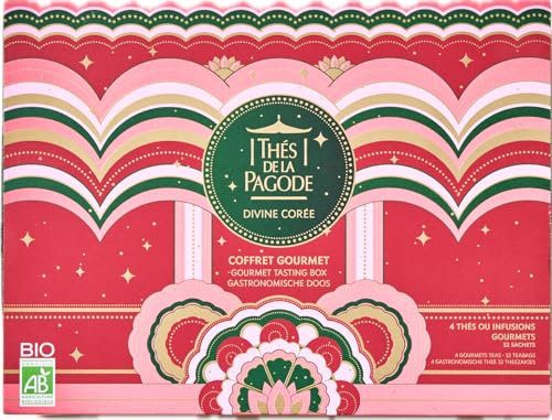 Thés de la Pagode Coffret Divine Corée Thé et Infusions Bio 32 Sachets