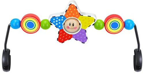iGRATENS Baby Bjorn Bouncer Toy Bar, Toy for Baby Bouncer Soft & Bliss, Easy to Attach and Remove, Child-Friendly Materials, Exciting Design for Curious Babies, Pentagram