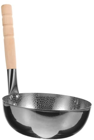 ABOOFAN Stainless Steel Rice Noodles Pot Small Saucepan for Soup Porridge Milk Cooking Hammered Texture Multi Purpose Instant Noodle Pan