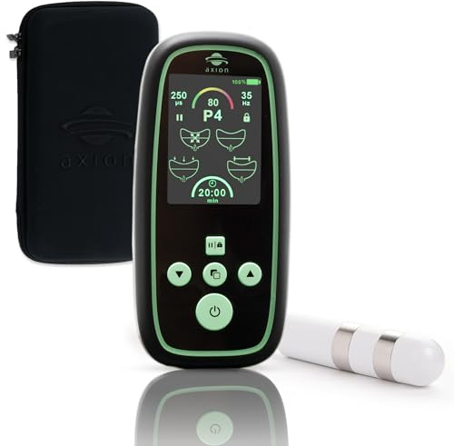Electroestimulador EMS de suelo pélvico axion® I-3000 para mujeres | Con sonda para incontinencia y control de vejiga | 4 programas, 80 intensidades, USB-C | Dispositivo sanitario certificado