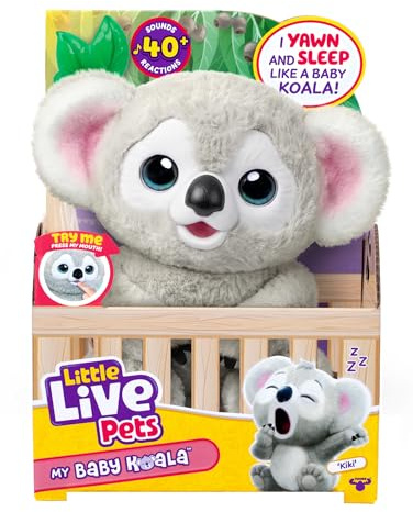 LITTLE LIVE PETS My Baby Koala Kiki, Koala Stuffed Animal