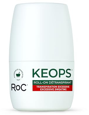 RoC KEOPS Traitement anti-transpirant roll-on inodore pour transpiration excessive 30 ml