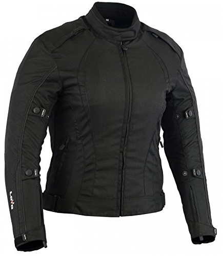 Lovo - Giacca corta da moto, da donna S nero