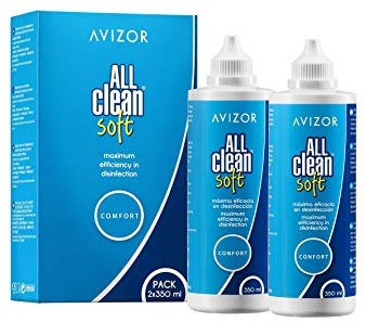 Avizor All Clean Soft Contact Lens Liquid, 2 x 350 ml, 700.0 milliliters total