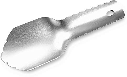 Ultraleichte Schaufel Für Den Toilettengang Auf Rucksackreisen, Pocket Trowel Alloy Handschaufel Aus Aluminium, Einsetzbar Als Grabwerkzeug, Zelthering Für Sandige Böden, Flaschenöffner, Rührlöffel