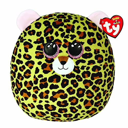 TY - Squish a boos - Coussin Peluche Livvie Le léopard