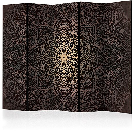 murando Acoustic Room Divider Mandala Abstract Photo Screen | 225x172 cm / 88 x 67 Double-sided Print on Non-woven Canvas Acoustic Foam Partition Wall Spanish Wall Aperture Home Office