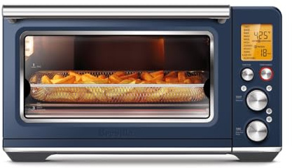 Breville the Smart Oven® BOV860DBL Air Fryer, Convection Hob, Air Fryer Toaster, Damson Blue